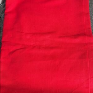 Vibrant Red Tablecloth